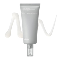 Celimax Dual Barrier Cream bottle showing long-lasting hydration for dry skin.