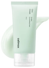 Celimax Real Cica Soothing Cream jar close-up showing smooth texture for calming skin