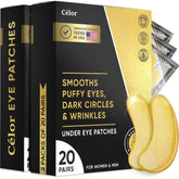 CÉLOR under-eye patches packaging highlights premium self-care at home