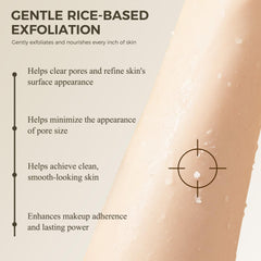 Celpack Peel Shot Rice Ampoule duo pack conveys dual-action exfoliation and hydration