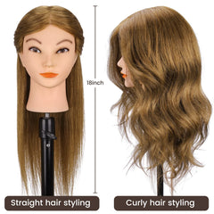 CENOZ mannequin head included styling tools for immediate hands-on practice.