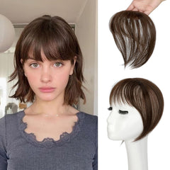 Cephermer Bangs Hair Clip shows 360° coverage for a natural look.