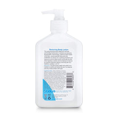 Ceramedx Restoring Body Lotion texture close-up shows silky hydration