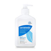 Ceramedx Restoring Body Lotion bottle for fragrance-free hydration on sensitive skin