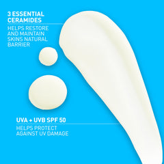 CeraVe texture swatch on skin showing weightless, non-greasy benefit