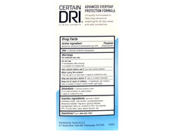 Certain Dri A.M Solid odor-control graphic illustrating scent control benefits