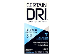 Certain Dri A.M Solid deodorant stick applying for all-day freshness