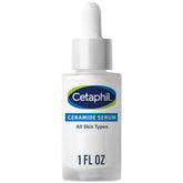 Cetaphil Ceramide Serum bottle shows a lightweight, hydrating formula for sensitive skin.