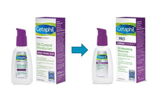 Cetaphil Dermacontrol SPF30 application image showing easy layering under makeup
