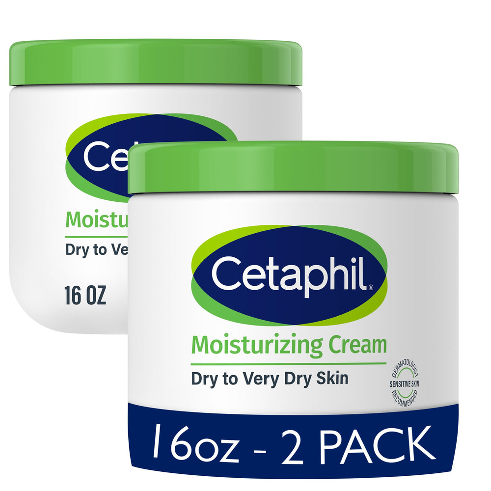 Cetaphil face and body moisturizer fragrance-free 16oz bottle for hydration.