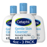 Cetaphil Face Wash bottle close-up showing fragrance-free gentle cleansing for sensitive skin.