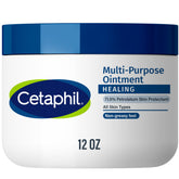 Cetaphil Healing Ointment 12oz jar showing fragrance-free, protective barrier for extremely dry skin