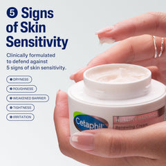 Cetaphil Healthy Radiance Renewing Cream souffle texture close-up for smooth application