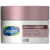 Cetaphil Healthy Radiance Renewing Cream tube close-up for lightweight hydration