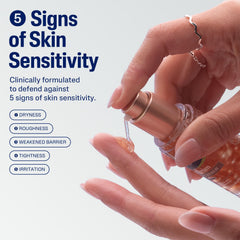 Cetaphil Healthy Renew serum being applied demonstrates smooth glide and absorption.