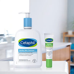 Cetaphil Hydrating Eye Gel-Cream texture swirls reveal a light gel-cream feel.