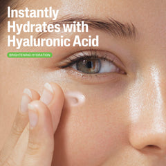 Cetaphil Hydrating Eye Gel-Cream hyaluronic acid badge signals instant surface hydration.