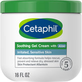 Cetaphil Soothing Gel-Cream Aloe bottle offers lightweight hydration for sensitive skin.