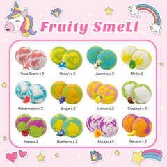 cf natural daily unicorn charm beads inside bath bomb visual encourages DIY bracelet crafting after fizz.
