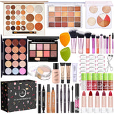CHAFFUL all-in-one makeup kit packaging demonstrates organized set for versatile looks.