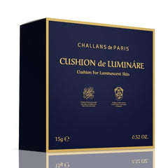 CHALLANS de PARIS Cushion de LUMINÁRE swatch on skin for even tone