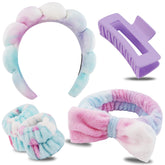 Chanaco Spa Headband close-up shows soft microfiber for skin-friendly comfort.