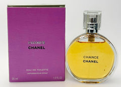 Chance by Chanel EDT spray bottle ready for daily fragrance ritual and confident scent.