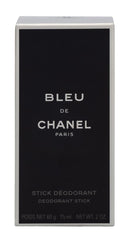 CHANEL Bleu Deodorant Stick closeup reveals smooth texture and refined scent