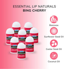 CHAP-ICE Lip Naturals mint swatch reveals creamy texture for smooth lips.