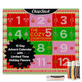 ChapStick Advent Calendar 2025 cozy design emphasizing giftable holiday lip care