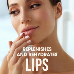ChapStick application on lips highlight easy daily moisture.