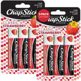 ChapStick Classic Strawberry tinted balm compact for on-the-go moisture