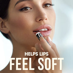 ChapStick lip balm application glide demonstrates easy moisture.