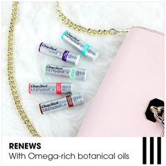 ChapStick Total Hydration Soothing Oasis being applied to lips for smooth moisture