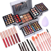 CHARMCODE 132-color makeup box display for versatile looks