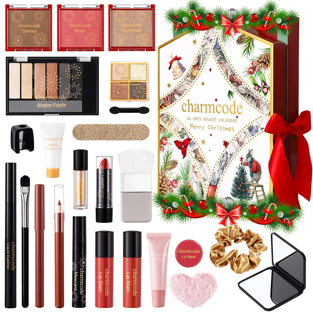 CHARMCODE makeup advent calendar 24 days box open for daily holiday looks
