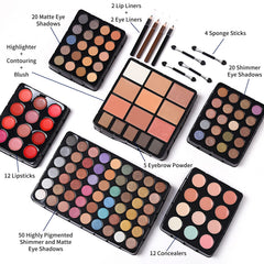 CHARMCODE makeup brush set for professional application and blending