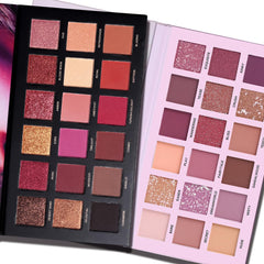 CHARMCODE Twilight Dusk matte and shimmer swatches show rich purples and ambers.