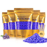 Charmonic hard wax beads lavender packaging for gentle at-home waxing