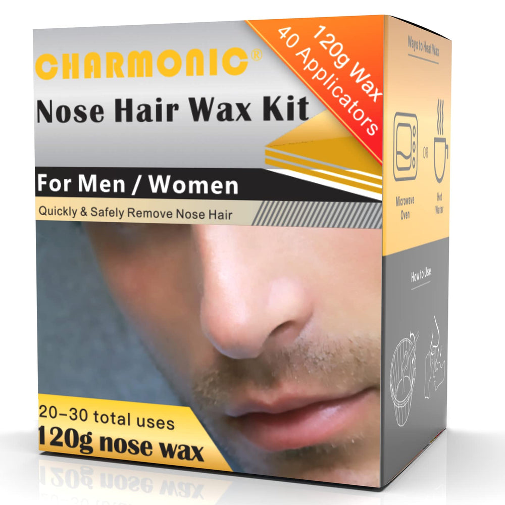 Charmonic nose wax kit 120g packaging shows long-term value for multisession use