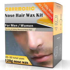 Charmonic nose wax kit 120g packaging shows long-term value for multisession use