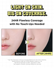 CHASIN' RABBITS All About Glow Cream on fingertip for seamless, second-skin application.
