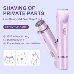CheckSimple cordless bikini trimmer USB charging shows travel-ready convenience.