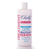 CHELLY Superior Brazilian Keratin packaging showcases premium formula for salon-grade frizz control.