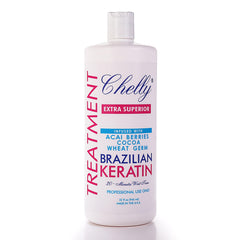 CHELLY Superior Brazilian Keratin packaging showcases premium formula for salon-grade frizz control.