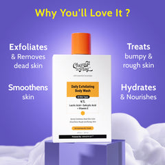 Chemist At Play Body Wash ceramides-rich texture on skin after wash