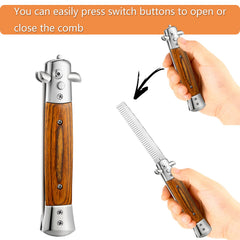 CHENGU pocket hair brush ideal for quick touch-ups outdoors