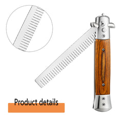 CHENGU stainless steel training comb resists rust during outdoor use