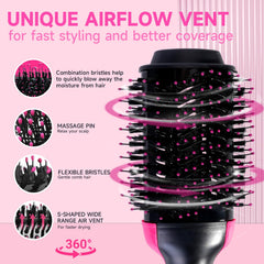 CHERRYSUN oval-barrel smoothing-action for glossy, frizz-controlled hair