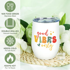 CHESACE 12 oz thermos cup highlights temperature-holding comfort for beverages.